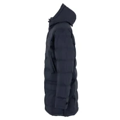 Hombre MBA Solutions Chaquetas*Abrigo Parka Largo Outerwear Hombre Acolchada Azul