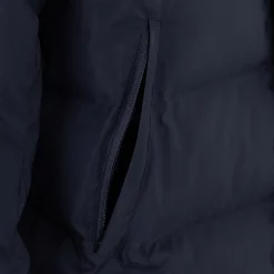 Hombre MBA Solutions Chaquetas*Abrigo Parka Largo Outerwear Hombre Acolchada Azul