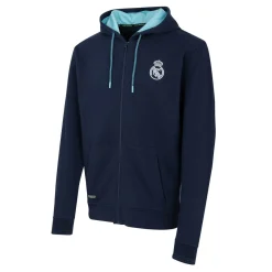 Hombre Foundry Sudaderas*Bernabéu Neon Lights Sudadera Hombre Capucha Cremallera Azul