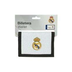 SAFTA S.A. Bolsas & Equipaje|Vuelta Al Cole*Billetera Blanca/Negra Real Madrid