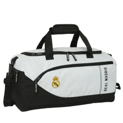 SAFTA S.A. Bolsas & Equipaje|Vuelta Al Cole*Bolsa Deporte Blanca/Negra Real Madrid
