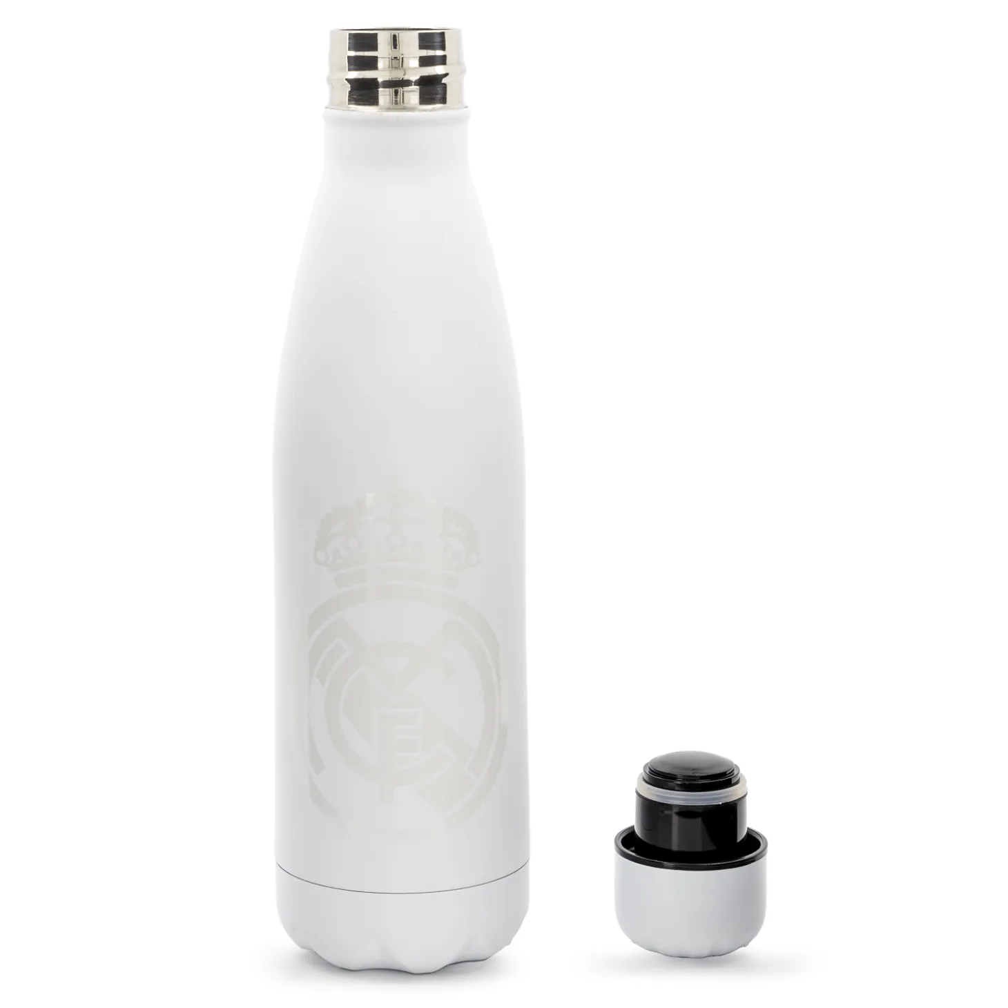 CyP Brands Evolution S.L. Artículos Para Bebidas*Botella Acero 500ml Doble Pared Tacto Goma Blanca