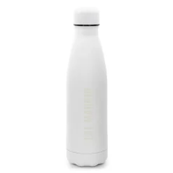 CyP Brands Evolution S.L. Artículos Para Bebidas*Botella Acero 500ml Doble Pared Tacto Goma Blanca