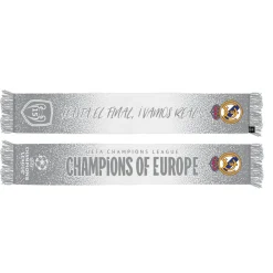 The Great Branding Company Bufandas*Bufanda Campeones de Europa plateada