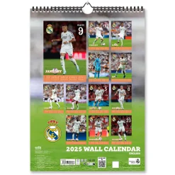 Grupo Erik Editores Papelería*Calendario A3 2025 Real Madrid