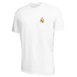 Hombre OSDM Camisetas*Camiseta Blanca Hombre ECO Essentials Real Madrid Escudo Color