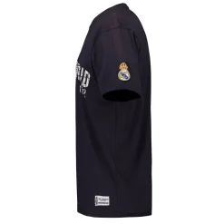 Hombre MBA Solutions Camisetas*Camiseta Estampada Hombre Baseball Azul Marino Real Madrid