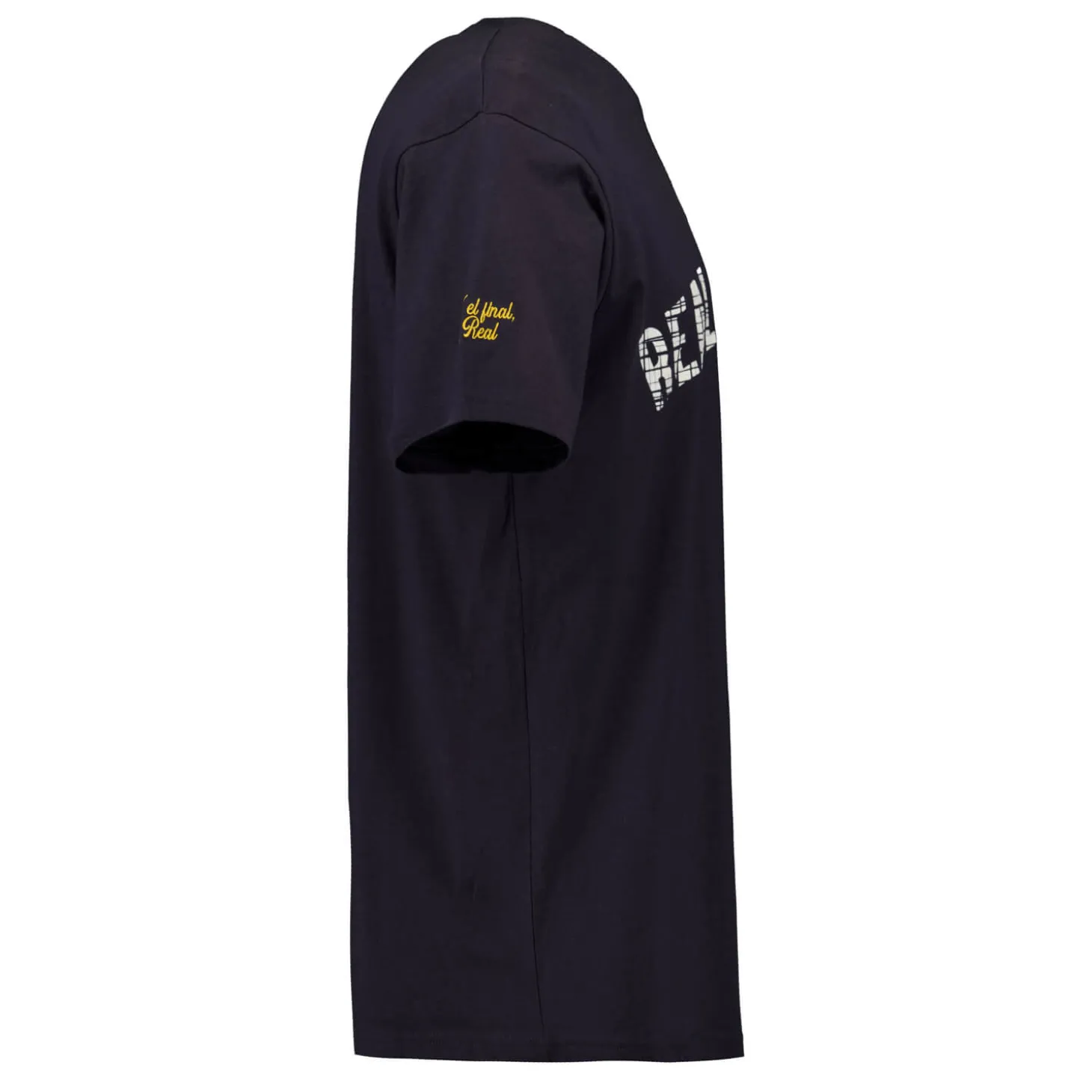 Hombre MBA Solutions Camisetas*Camiseta Estampada Hombre Baseball Azul Marino Real Madrid