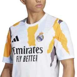 Hombre Adidas España, S.A.U Camisetas|Camisetas*Camiseta Hombre adidas Calentamiento 24/25 Blanca