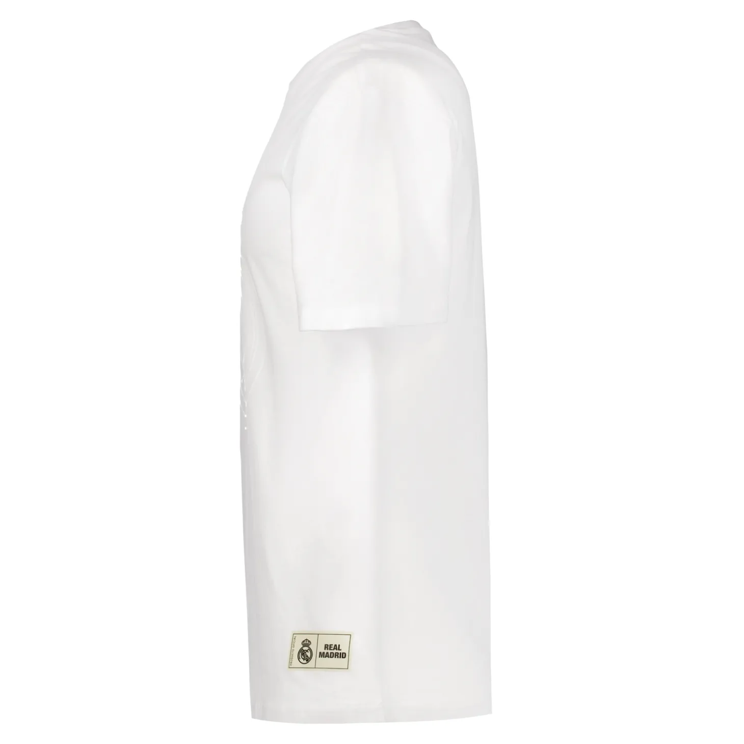 Hombre MBA Solutions Camisetas*Camiseta Hombre Blackout Escudo Blanca Real Madrid