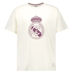 Hombre Sport Design Sweden AB Camisetas*Camiseta Hombre Color Crest Blanco Roto Real Madrid