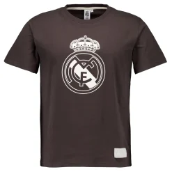Hombre Sport Design Sweden AB Camisetas*Camiseta Hombre Color Crest Negro Lavado Real Madrid