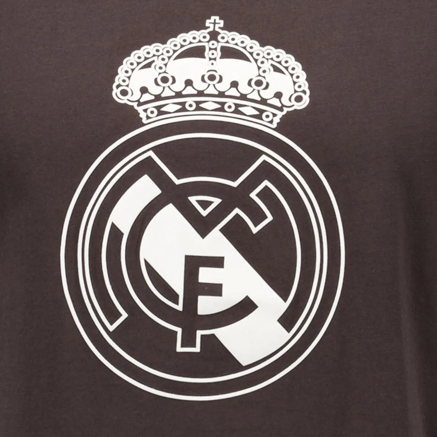 Hombre Sport Design Sweden AB Camisetas*Camiseta Hombre Color Crest Negro Lavado Real Madrid