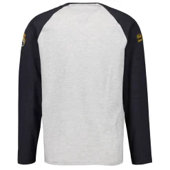 Hombre MBA Solutions Camisetas*Camiseta Manga Larga Hombre Baseball Gris Real Madrid