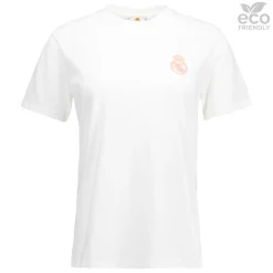 Mujer OSDM Camisetas*Camiseta Mujer ECO Essentials Real Madrid Escudo Monocolor Blanca
