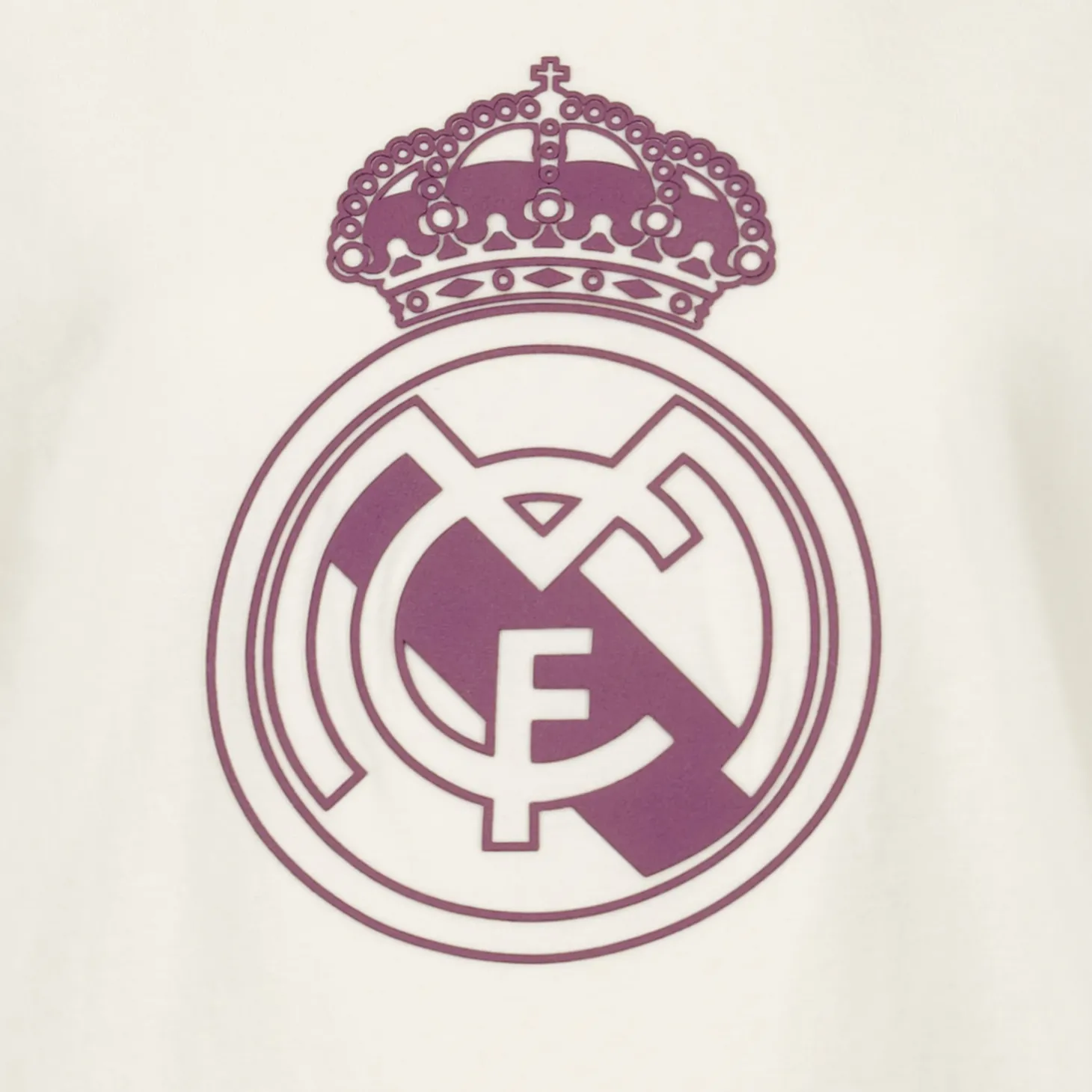 Sport Design Sweden AB Camisetas*Camiseta Niño Color Crest Blanco Roto Real Madrid