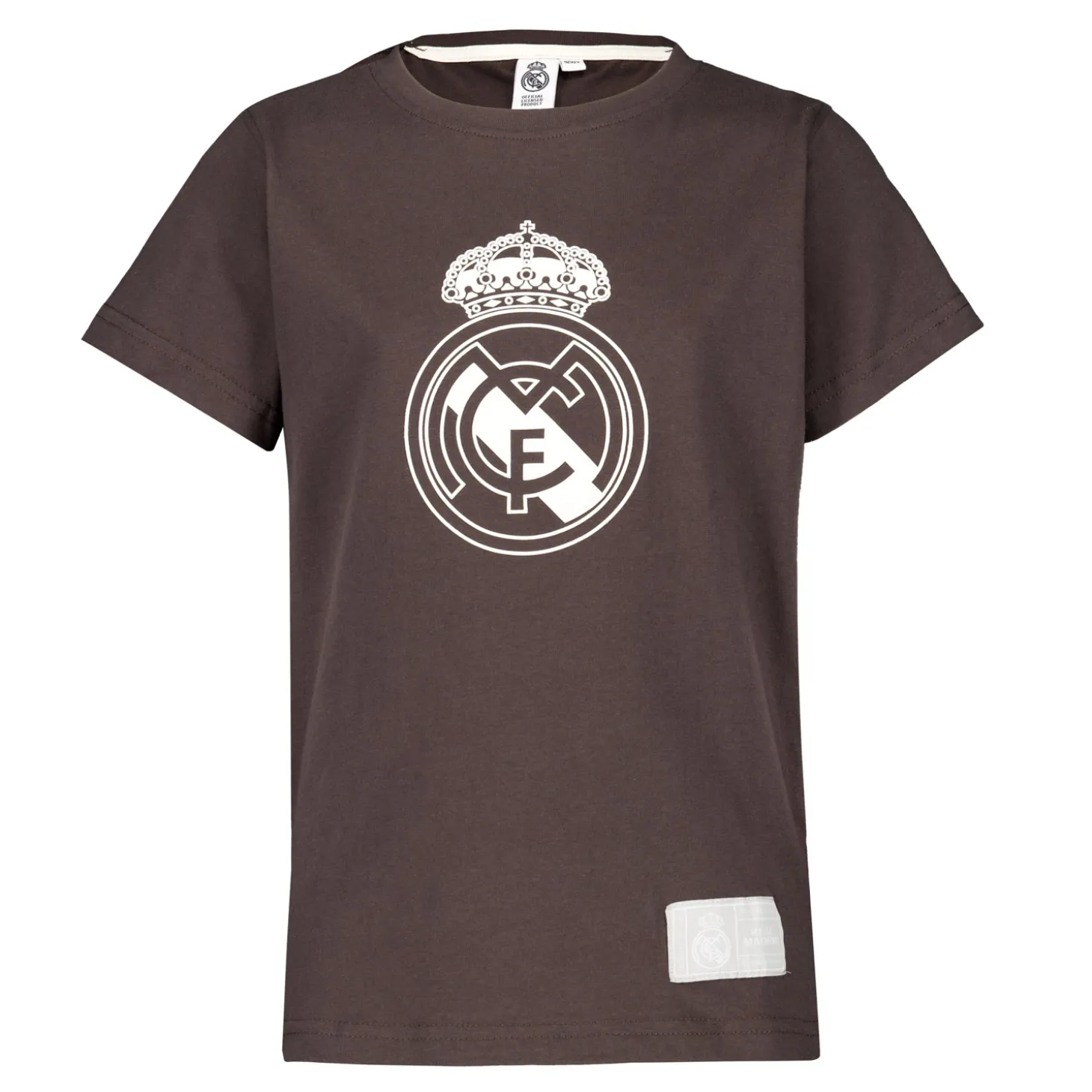Sport Design Sweden AB Camisetas*Camiseta Niño Color Crest Negro Lavado Real Madrid