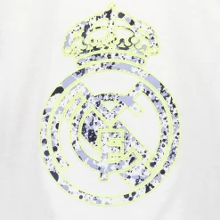 ITEX Camisetas*Camiseta Niño Fan Kids Bolsillo Delantero Blanca Real Madrid