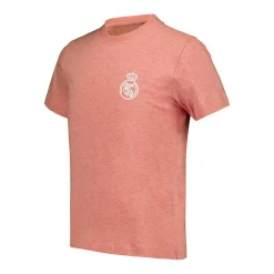 OSDM Camisetas*Camiseta Niños ECO Essentials Real Madrid Escudo Color Rosa