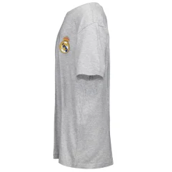 OSDM Camisetas*Camiseta Niños ECO Essentials Real Madrid Escudo Color Gris