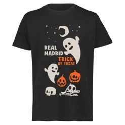 Sport Design Sweden AB Camisetas*Camiseta Niños Halloween Trick or Treat Negra Real Madrid