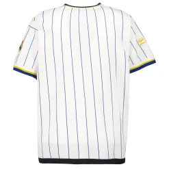 Hombre MBA Solutions Camisetas*Camiseta Rayas Oversized Hombre Baseball Blanco Roto Real Madrid