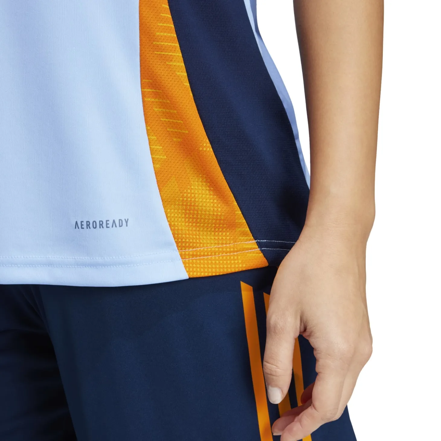 Mujer Adidas España, S.A.U Camisetas|Chándal*Camiseta Técnica Mujer Entrenamiento Azul 24/25