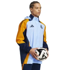 Hombre Adidas España, S.A.U Chaquetas|Chaquetas*Chaqueta All-Weather Hombre Entrenamiento Azul 24/25