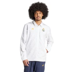 Hombre Adidas España, S.A.U Chaquetas|Chaquetas*Chaqueta calentamiento Real Madrid Baloncesto