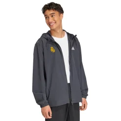 Hombre Adidas España, S.A.U Chándal|Chaquetas*Chaqueta Chándal Hombre adidas Gris 24/25