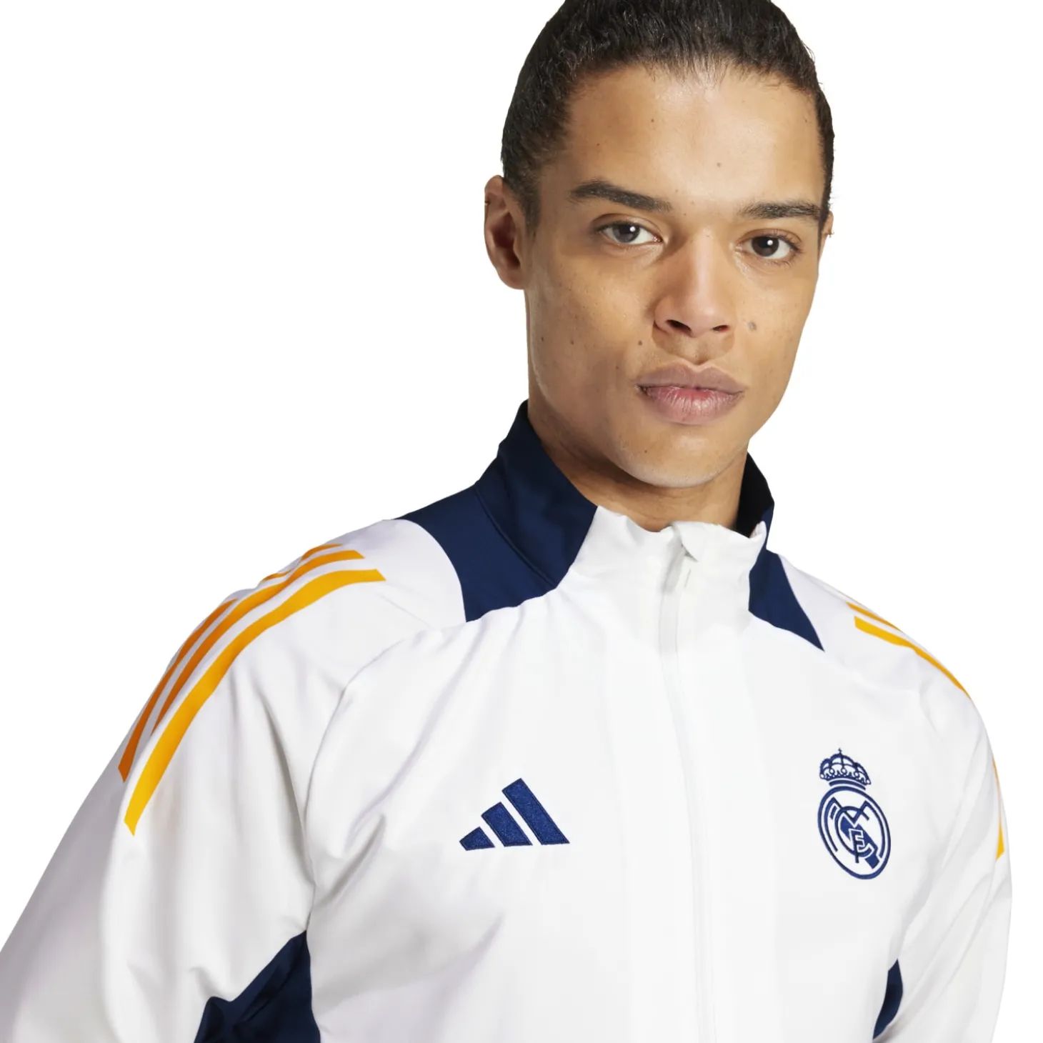 Hombre Adidas España, S.A.U Chándal|Chaquetas*Chaqueta Chándal Hombre Entrenamiento Blanca 24/25