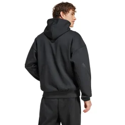 Hombre Adidas España, S.A.U Sudaderas Capucha|Sudaderas*Chaqueta Cremallera Hombre adidas Real Urban Negra