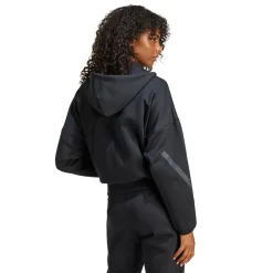 Mujer Adidas España, S.A.U Chándal|Chaquetas*Chaqueta Cremallera Mujer adidas Real Urban Negra