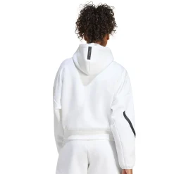 Mujer Adidas España, S.A.U Chándal|Camisetas*Chaqueta Cremallera Mujer adidas Real Urban Blanca
