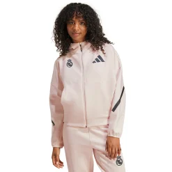 Mujer Adidas España, S.A.U Chaquetas|Sudaderas*Chaqueta Cremallera Mujer adidas Real Urban Rosa