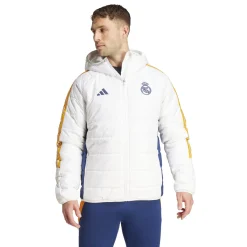 Hombre Adidas España, S.A.U Chaquetas|Chaquetas*Chaqueta Invierno Hombre Entrenamiento Blanca 24/25