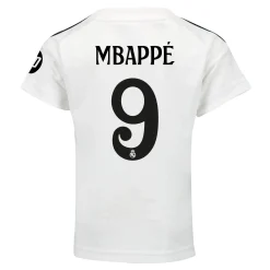 Adidas España, S.A.U Ropa De Bebés*Conjunto Mbappé Bebé Primera Equipación Blanca 24/25