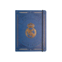 Grupo Erik Editores Vuelta Al Cole|Papelería*Cuaderno Premium de Tapa Dura Real Madrid
