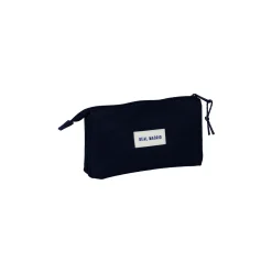 SAFTA S.A. Vuelta Al Cole|Papelería*Estuche Triple Azul Marino/Blanco Real Madrid