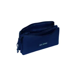 SAFTA S.A. Vuelta Al Cole|Papelería*Estuche Triple Azul/Verde Real Madrid