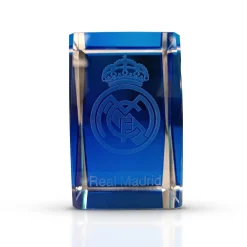Project & Rogers Artículos Para Bebidas*Figura de Cristal Escudo Real Madrid