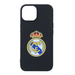 JLK Merchandising, S.L. Carcasas*Funda iPhone 15 Escudo Negro Real Madrid