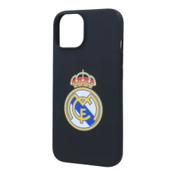 JLK Merchandising, S.L. Carcasas*Funda iPhone 15 Escudo Negro Real Madrid
