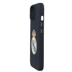 JLK Merchandising, S.L. Carcasas*Funda iPhone 15 Escudo Negro Real Madrid