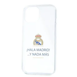 JLK Merchandising, S.L. Carcasas*Funda iPhone 14 ¡Hala Madrid! Transparente Real Madrid