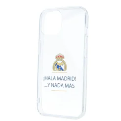JLK Merchandising, S.L. Carcasas*Funda iPhone 14 ¡Hala Madrid! Transparente Real Madrid