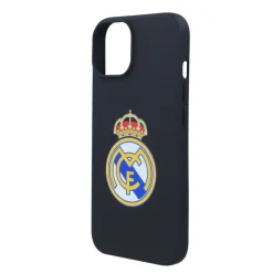 JLK Merchandising, S.L. Carcasas*Funda iPhone 15 Plus Escudo Negro Real Madrid