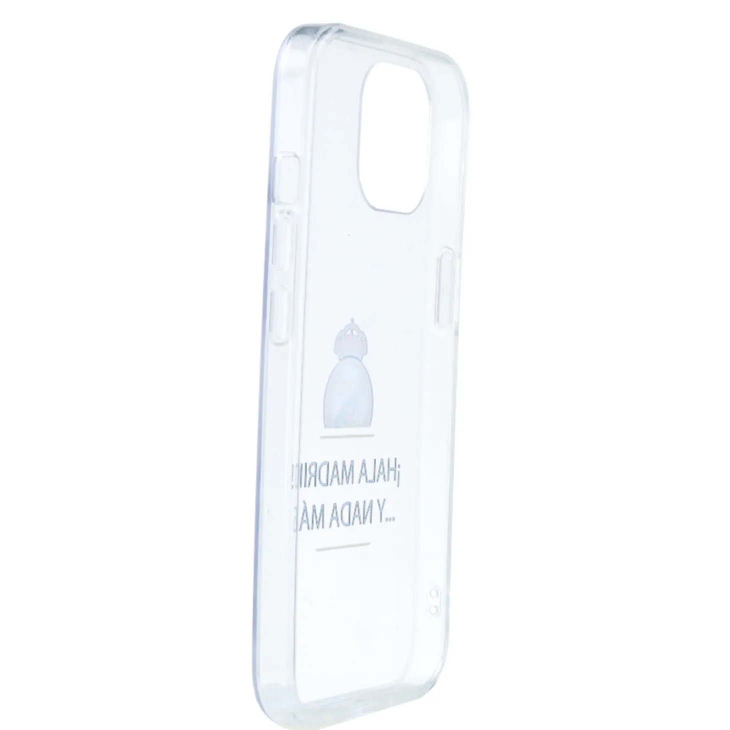 JLK Merchandising, S.L. Carcasas*Funda iPhone 15 Plus ¡Hala Madrid! Transparente Real Madrid