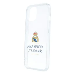 JLK Merchandising, S.L. Carcasas*Funda iPhone 14 Plus ¡Hala Madrid! Transparente Real Madrid