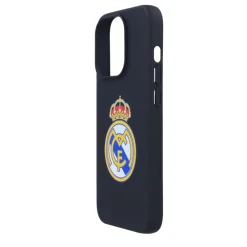JLK Merchandising, S.L. Carcasas*Funda iPhone 15 Pro Escudo Negro Real Madrid